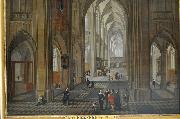 View of the interior of a church